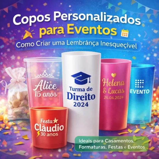 Copos Personalizados para Eventos: Como Criar uma Lembrança Inesquecível Copos Personalizados para Eventos: Como Criar uma Lembrança Inesquecível