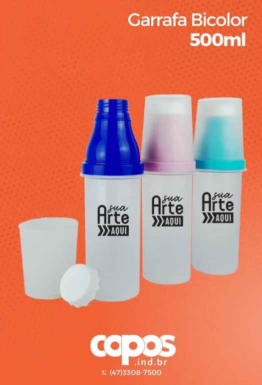 Garrafa Bicolor 500ml Garrafa Bicolor 500ml
